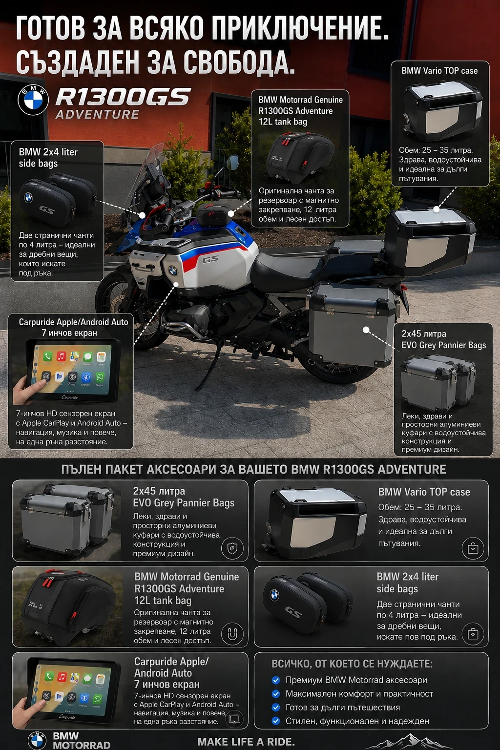 BMW R 1300 GSA, снимка 2 - Мотоциклети и мототехника - 54069460