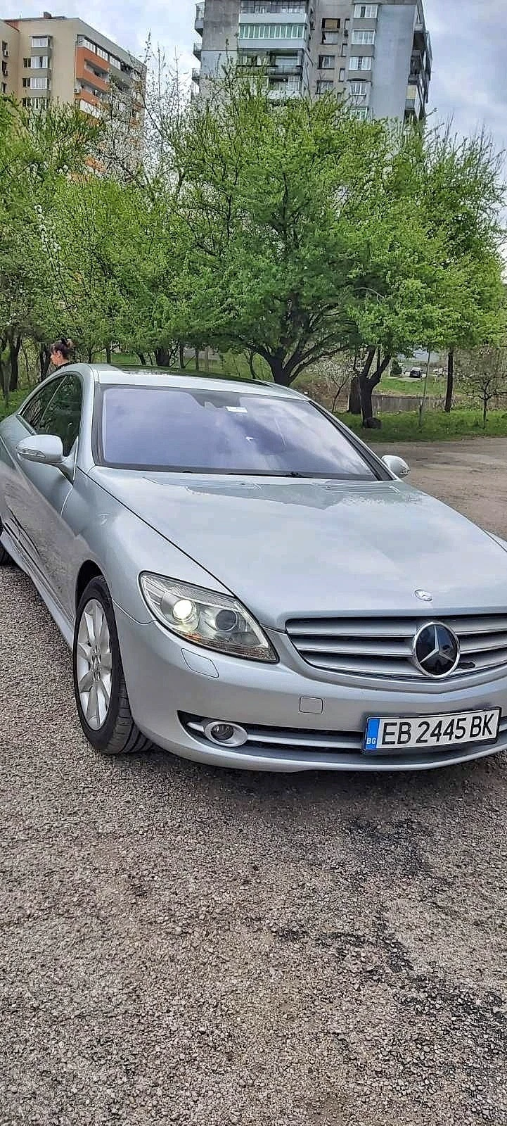 Mercedes-Benz CL 500 5.5 с нов газов инжекцион, снимка 1 - Автомобили и джипове - 46763911