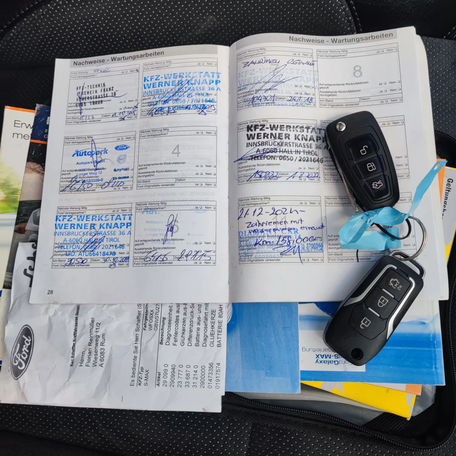 Ford S-Max 2.0TDCI* TITANIUM* AVTOMAT* NAVI* PANORAMA* КОЖА* , снимка 17 - Автомобили и джипове - 54703436