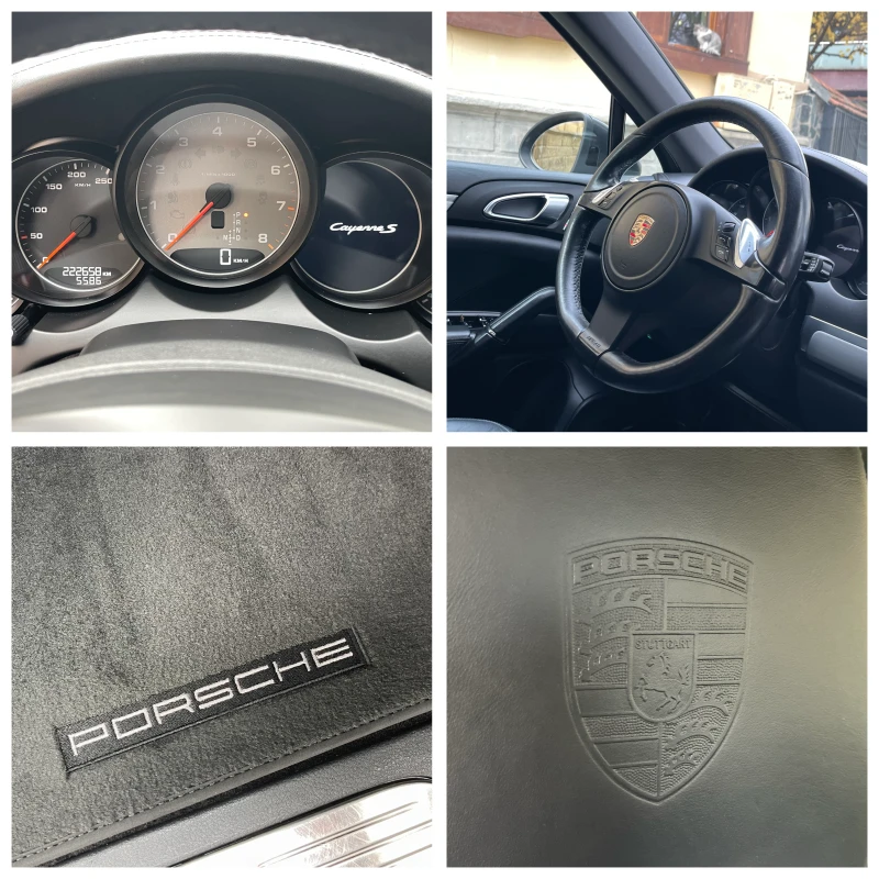 Porsche Cayenne S#4.8i#400KC#ЛИЗИНГ#КАТО НОВ!, снимка 11 - Автомобили и джипове - 52593419