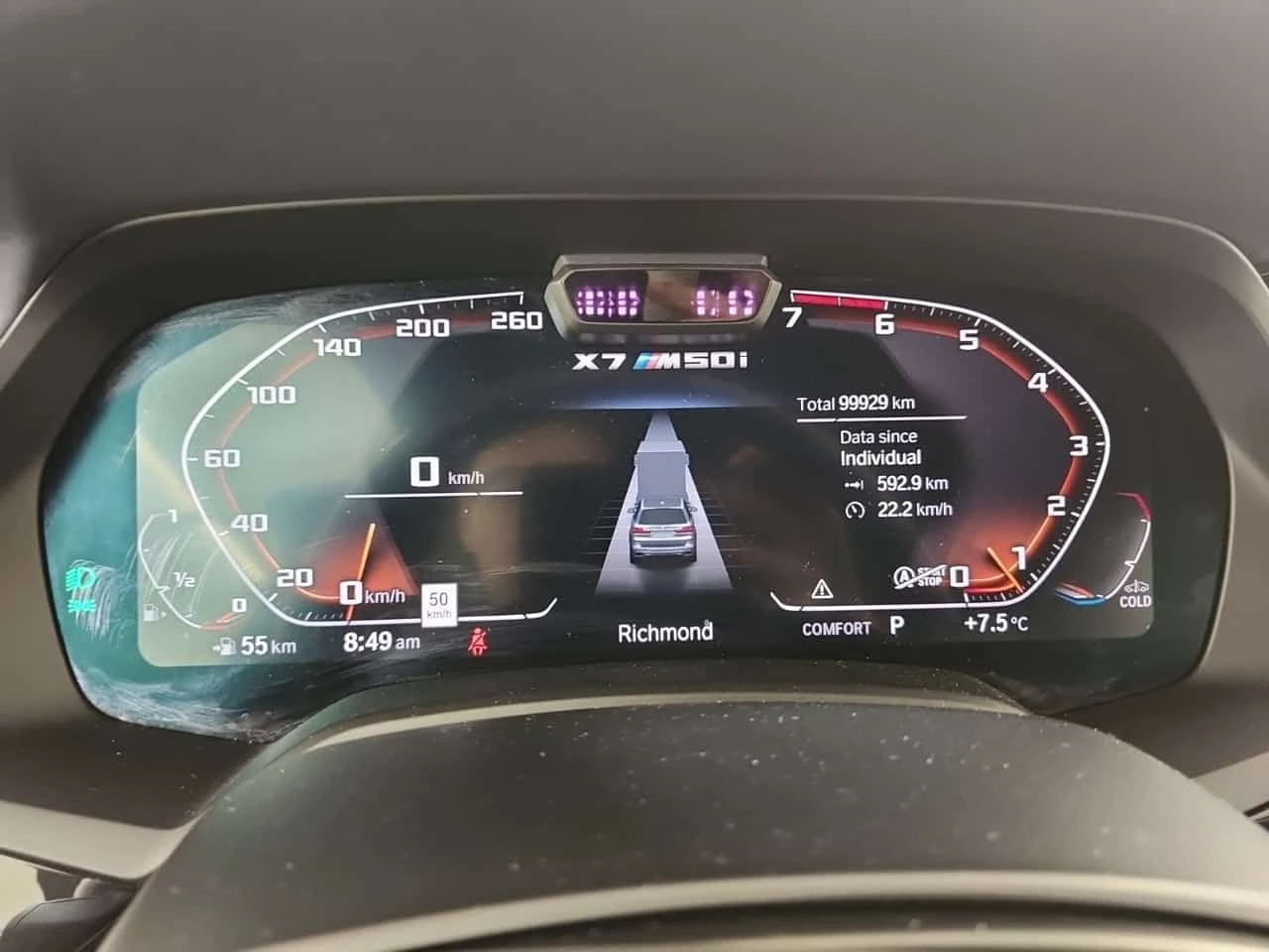 BMW X7 M50I| SWAROWSKI| SKY LOUNGE| МАСАЖИ| 7 МЕСТЕН| , снимка 10 - Автомобили и джипове - 54134802