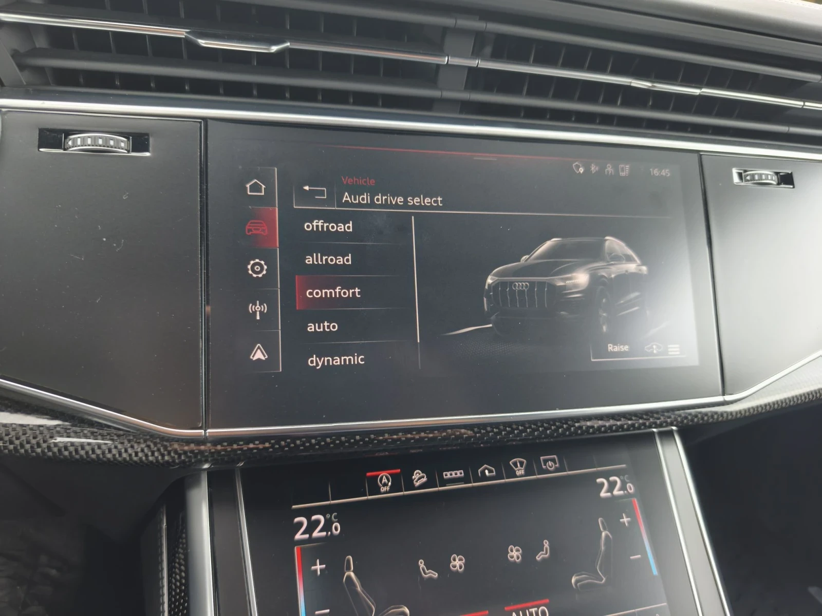 Audi SQ8 Sq8 4.0 V8 BITURBO black carbon edition, снимка 13 - Автомобили и джипове - 55682265