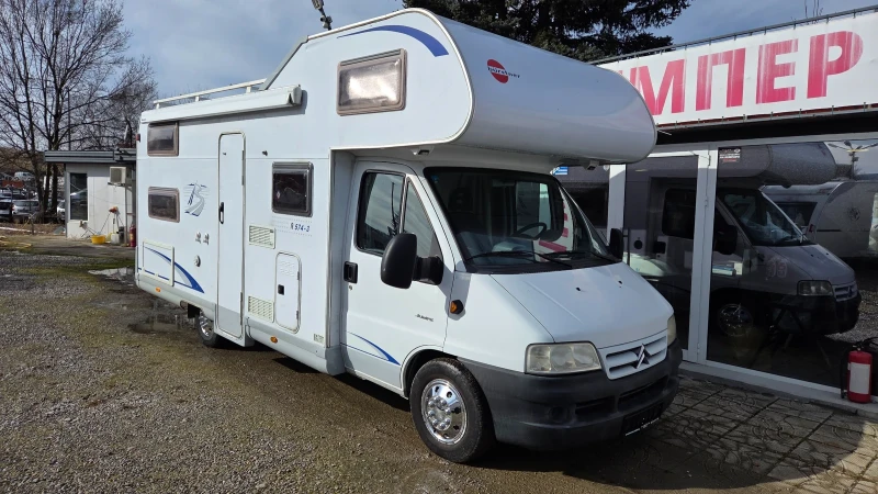 Кемпер Burstner A574-3 Рампа за мотор! 69000км !, снимка 1 - Каравани и кемпери - 53210111