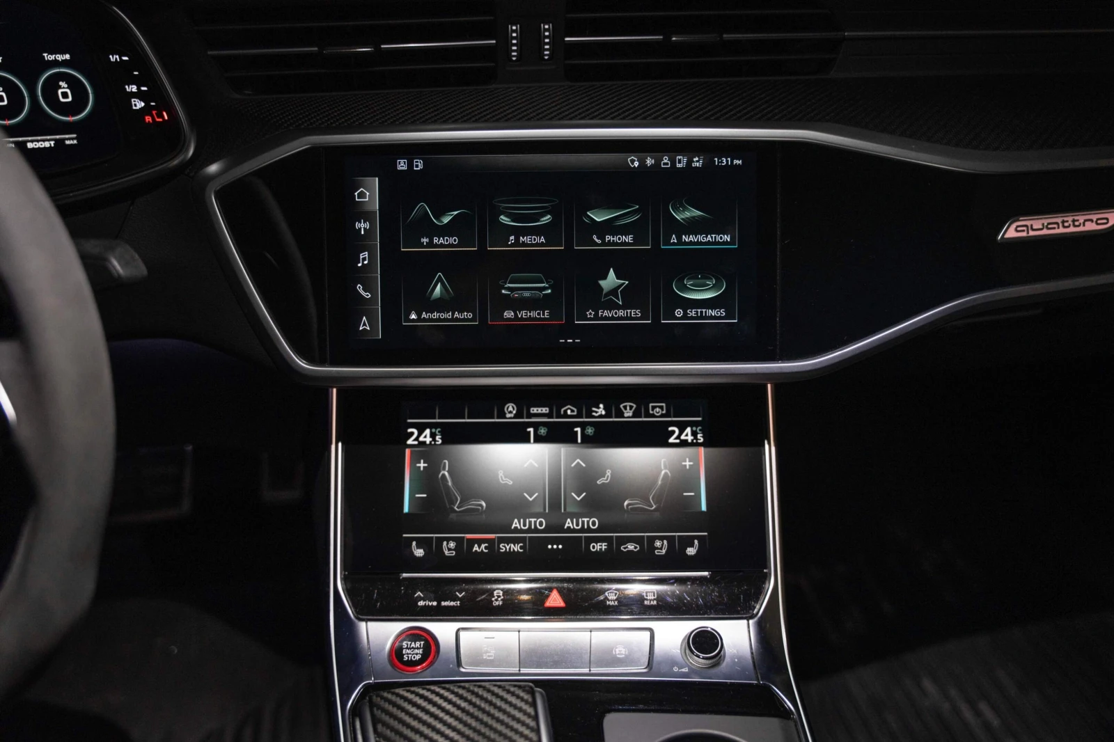 Audi Rs7  QUATTRO BANG & OLUFSEN С РЕГИСТРАЦИЯ&АВТО КРЕДИТ, снимка 11 - Автомобили и джипове - 54010696