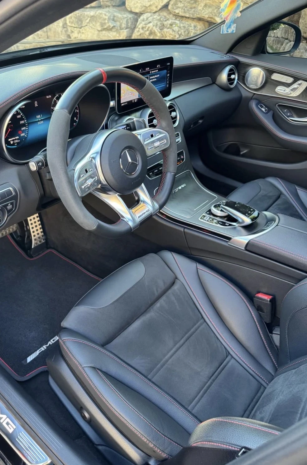 Mercedes-Benz C 43 AMG FACE * BURMSTER * ПАНОРАМА * CARFAX * 35600KM * , снимка 7 - Автомобили и джипове - 54906711