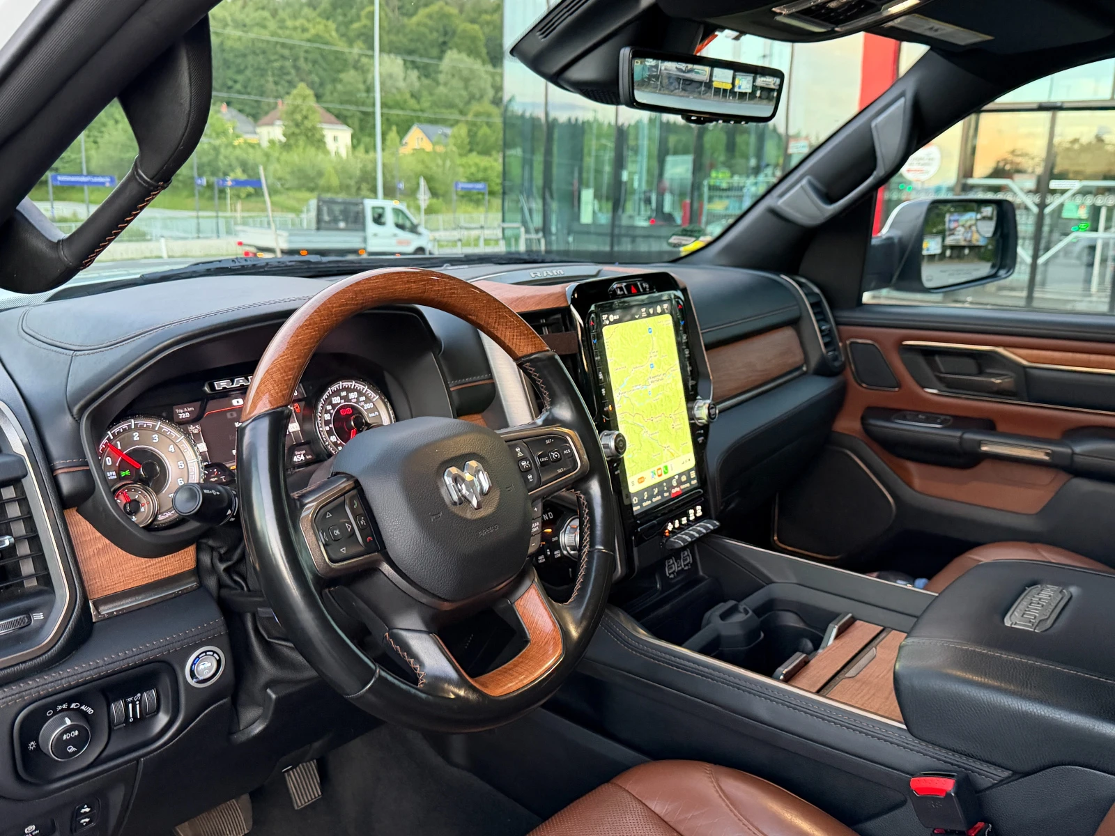 Dodge RAM 1500 Limiteg LongHorn Grew Cab 5.7-Hemi-ГАЗ, FUL, , , снимка 2 - Автомобили и джипове - 54769315