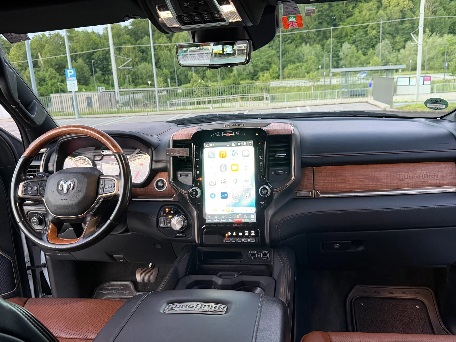 Dodge RAM 1500 Limiteg LongHorn Grew Cab 5.7-Hemi-ГАЗ, FUL, , , снимка 4 - Автомобили и джипове - 54769315