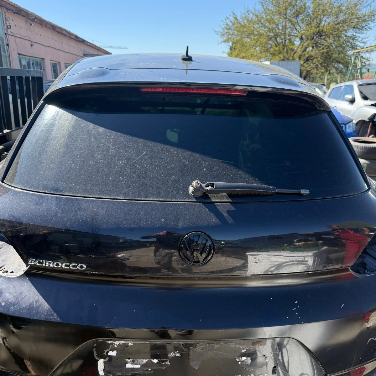 Заден капак черен за VW Sirocco 214-214