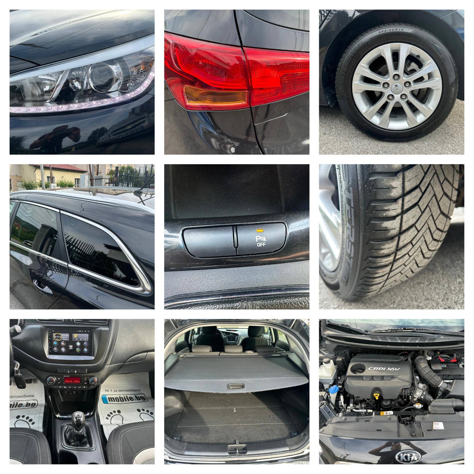 Kia Ceed 1.4CRDi-90k.s-LED-NAVI-PDC-EURO5B-6sk, снимка 17 - Автомобили и джипове - 54859819