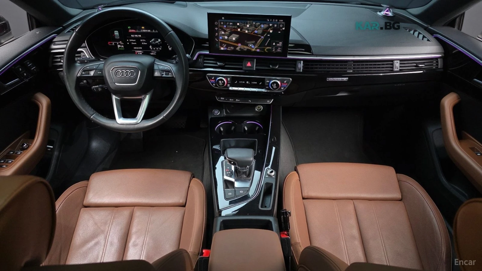 Audi A5 ОБДУХВАНЕ* 4 ПОДГРЕВА* AMBIENT* ПАМЕТ* HEADUP* КАМ, снимка 6 - Автомобили и джипове - 55791235
