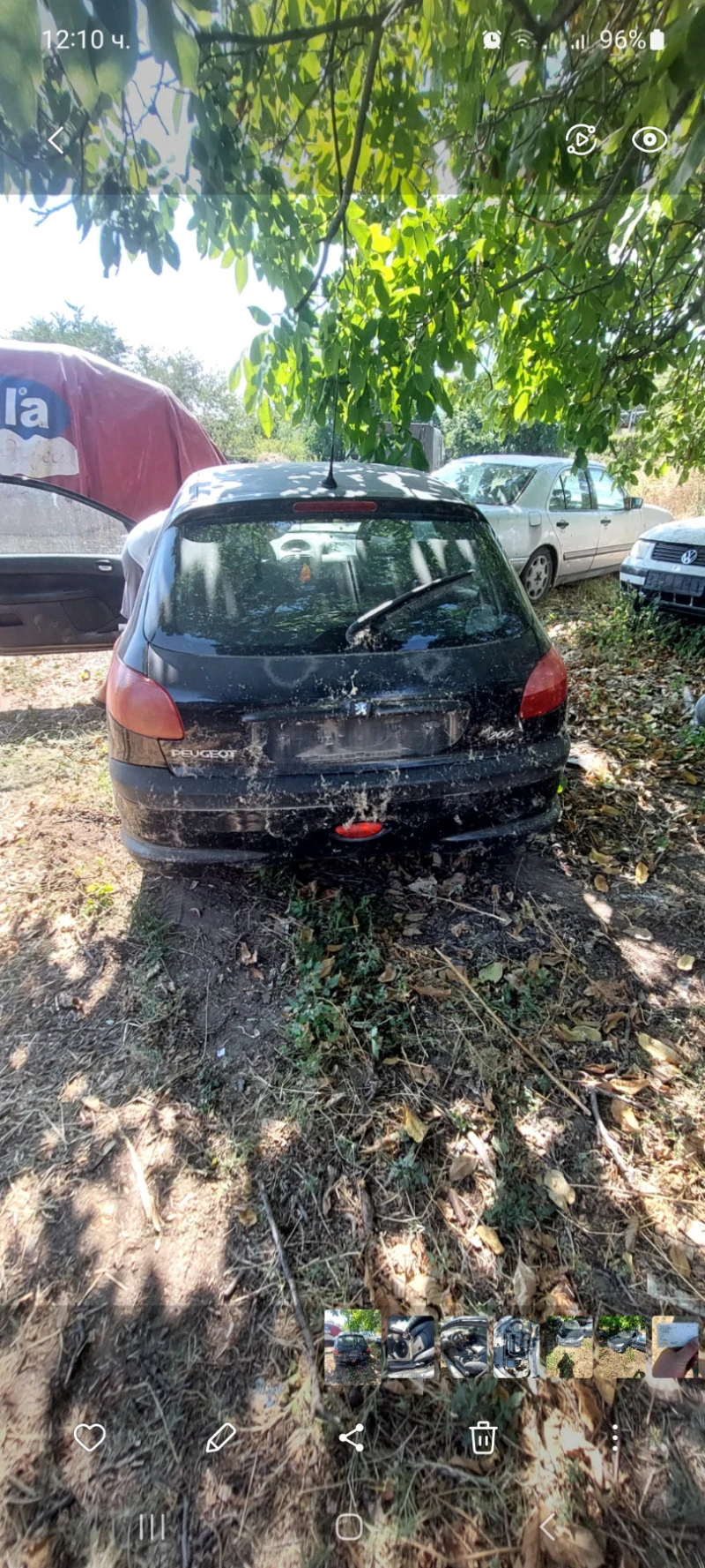 Peugeot 206, снимка 5 - Автомобили и джипове - 42063037