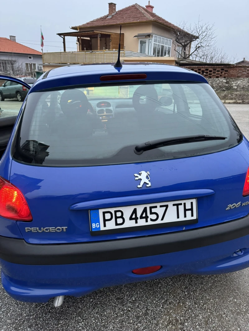 Peugeot 206 1.4 D, снимка 5 - Автомобили и джипове - 49298431