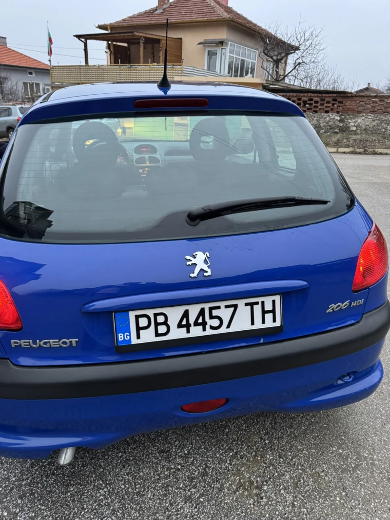 Peugeot 206 1.4 D, снимка 6 - Автомобили и джипове - 49298431