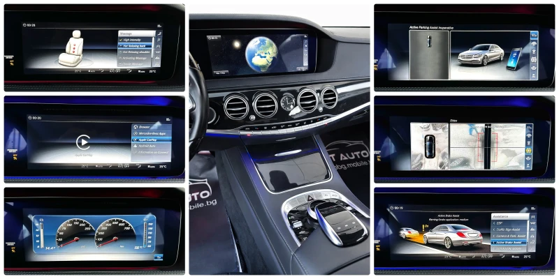 Mercedes-Benz S 400 D 340HP LONG 4MATIC FULL, снимка 14 - Автомобили и джипове - 53275198