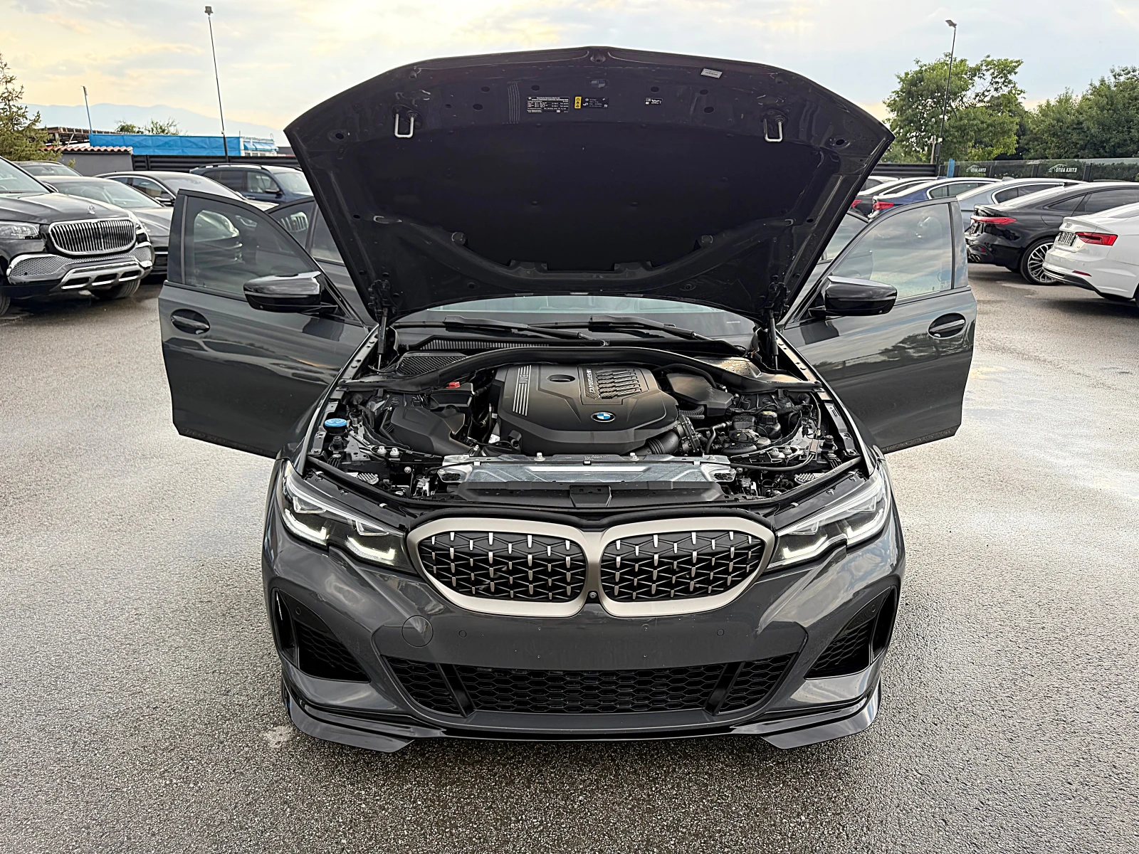 BMW 340 85400км-M Paket-Head Up-360Kameri-Harman Kardon-!!, снимка 16 - Автомобили и джипове - 55079103