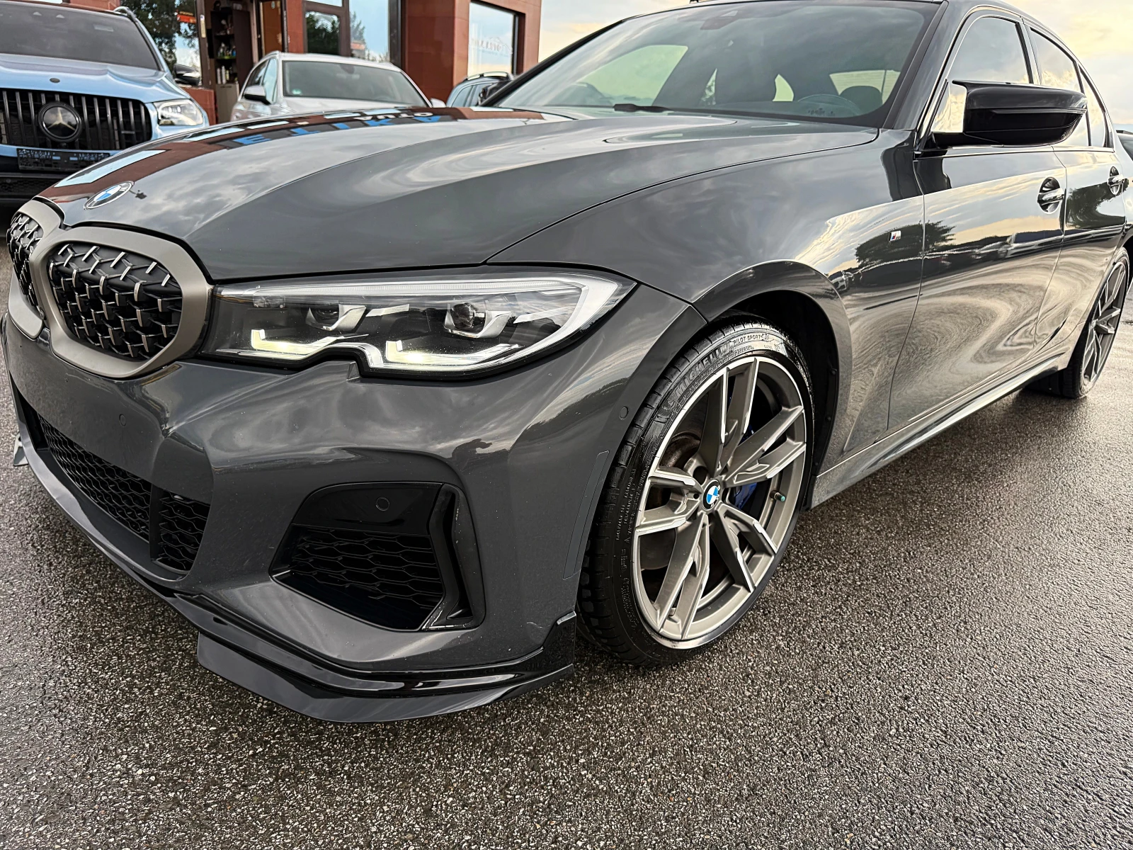 BMW 340 85400км-M Paket-Head Up-360Kameri-Harman Kardon-!!, снимка 4 - Автомобили и джипове - 55079103