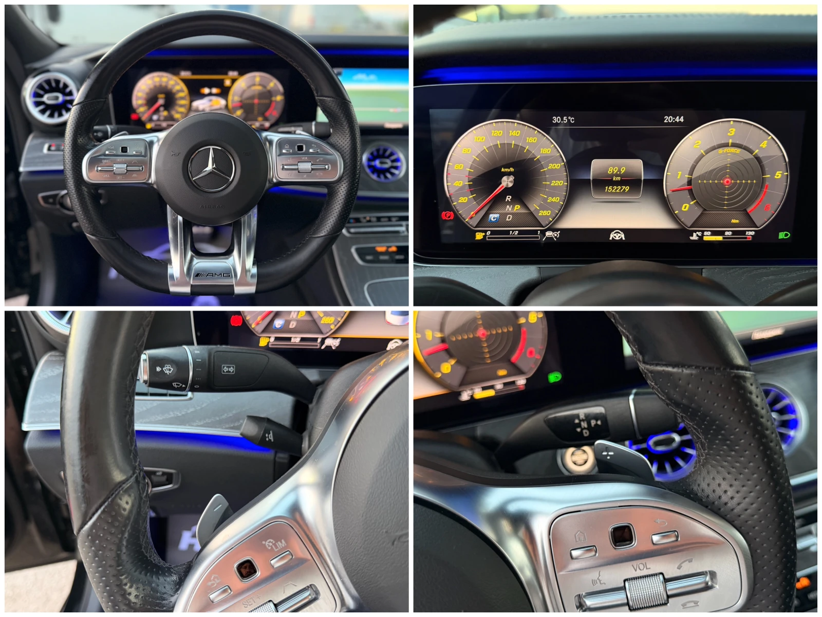 Mercedes-Benz CLS 400 d= 4Matic= 63 AMG= Distronic= Burmester= 360* Came, снимка 15 - Автомобили и джипове - 55450587