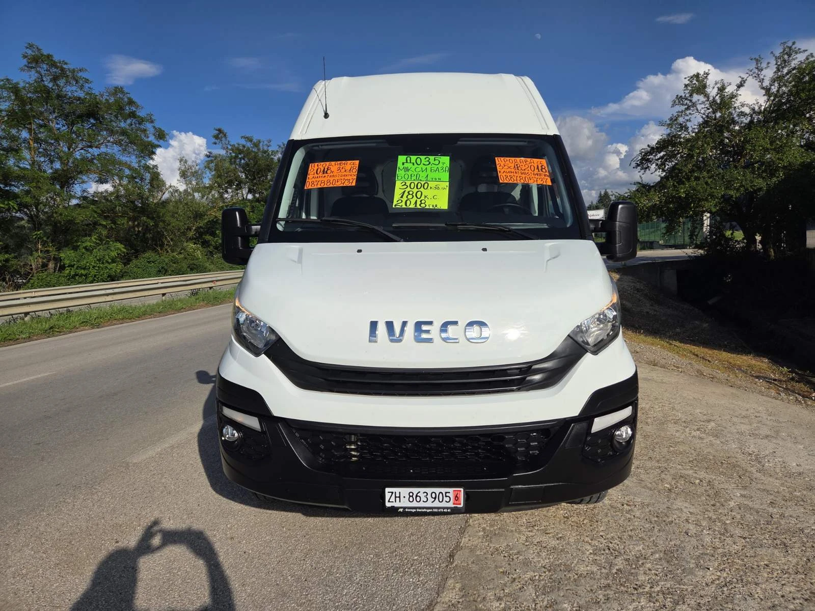 Iveco 35c18 ДО 3, 5Т., МАКС БОРД, 180К.С., КЛИМА, ШВЕЙЦАРИЯ, снимка 2 - Бусове и автобуси - 55040558