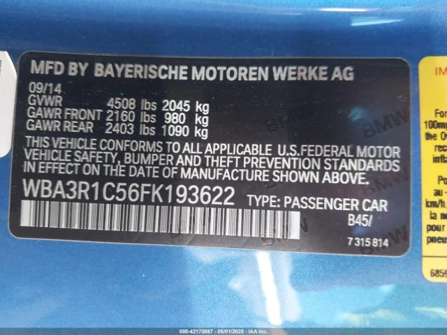 BMW 435 CARFAX АВТО КРЕДИТ - 18700 лв. - 24742360 | Car24.bg