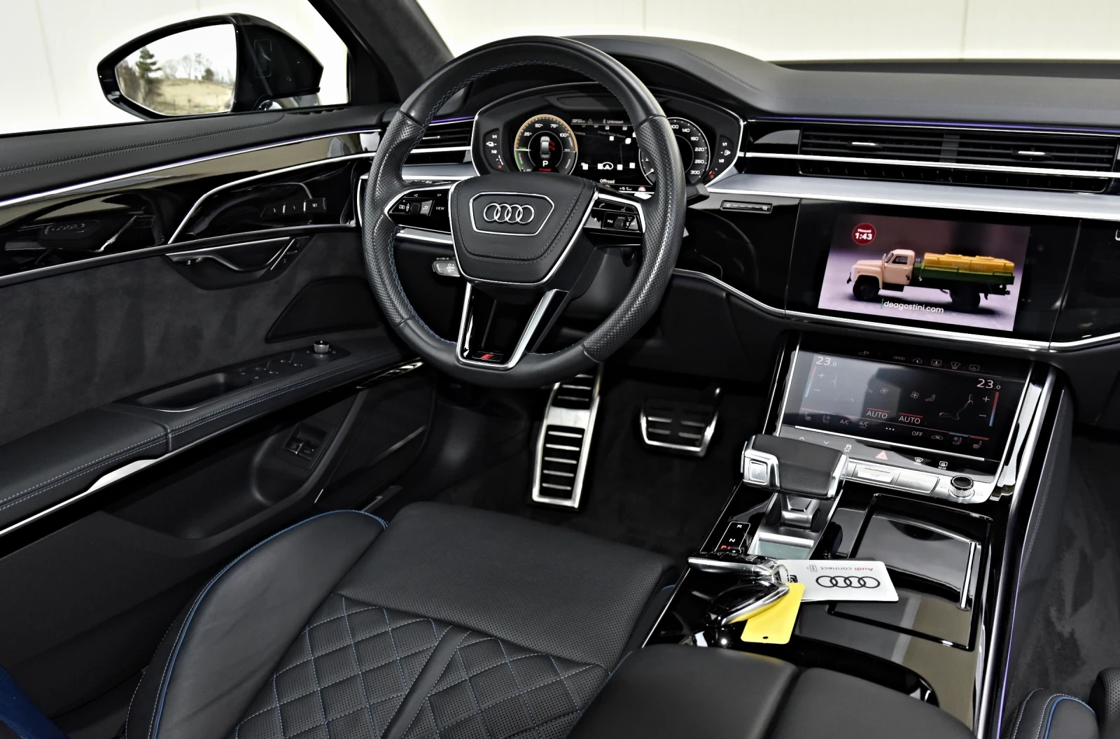 Audi A8 6.0TFSIe 3xSLINE 3xTV 360 B&O PANO S8-SITZE , снимка 10 - Автомобили и джипове - 53879914