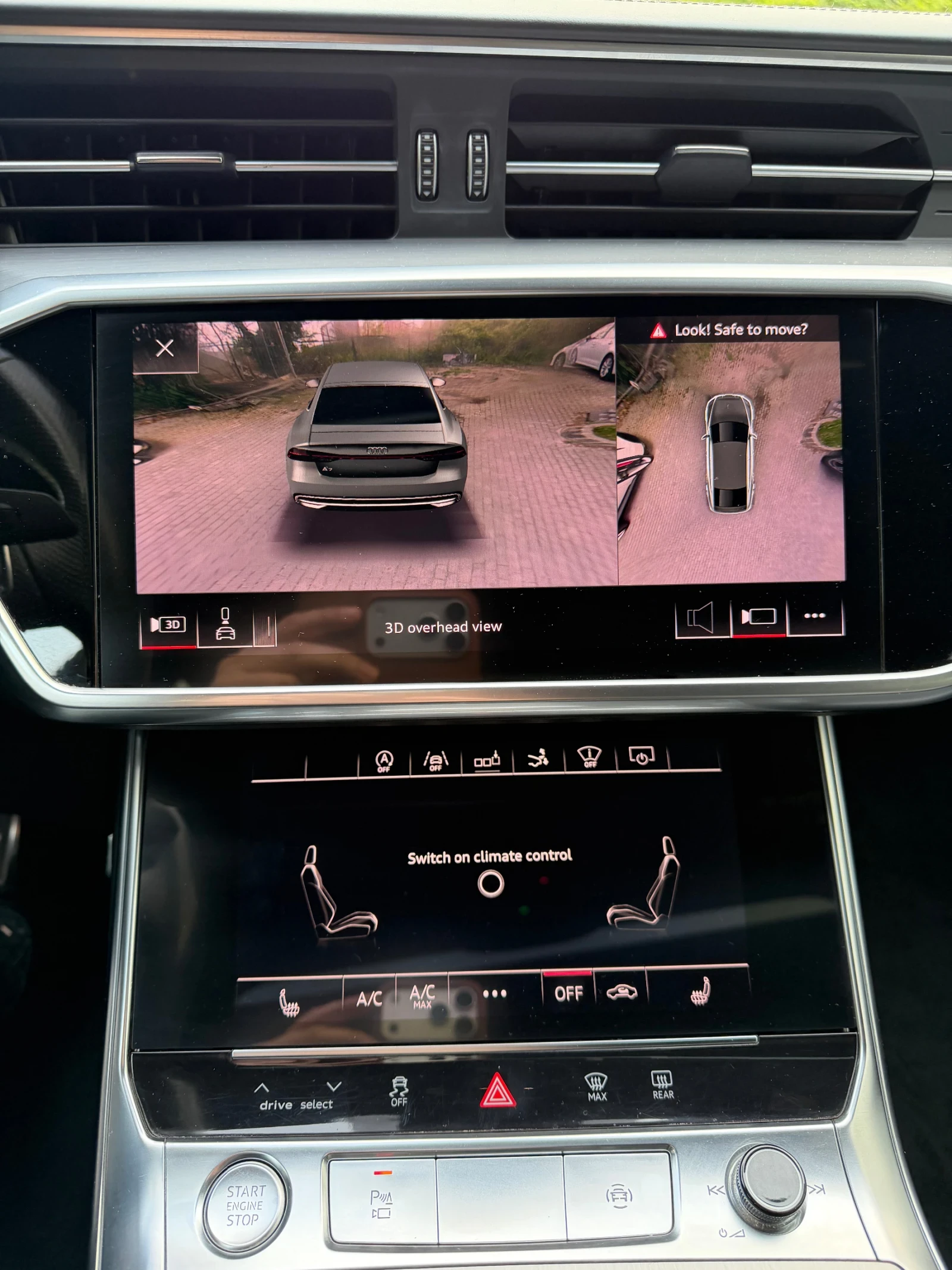 Audi A7 RS7/B&O/360/Pano/Distronic, снимка 10 - Автомобили и джипове - 54372079