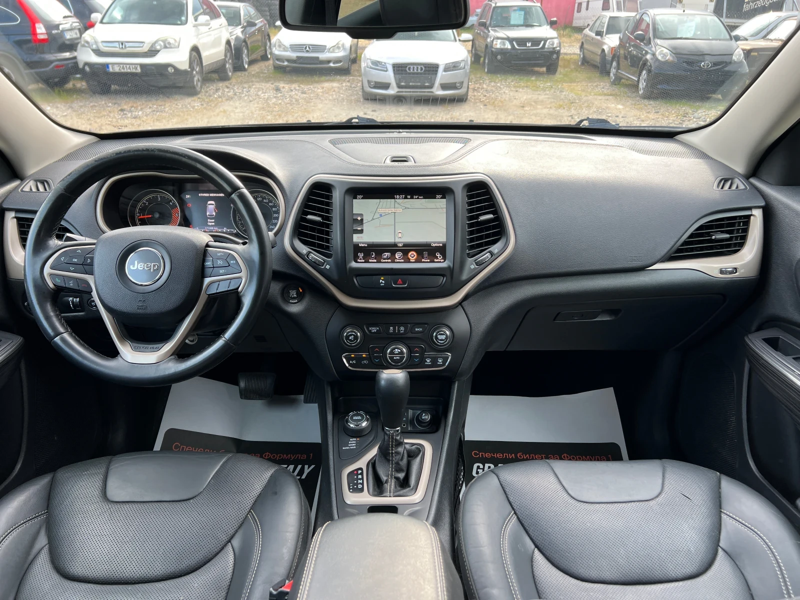 Jeep Cherokee LIMITED 2.2D-200к.с./4x4/Подгрев/Обдухване/Нави, снимка 17 - Автомобили и джипове - 54944920