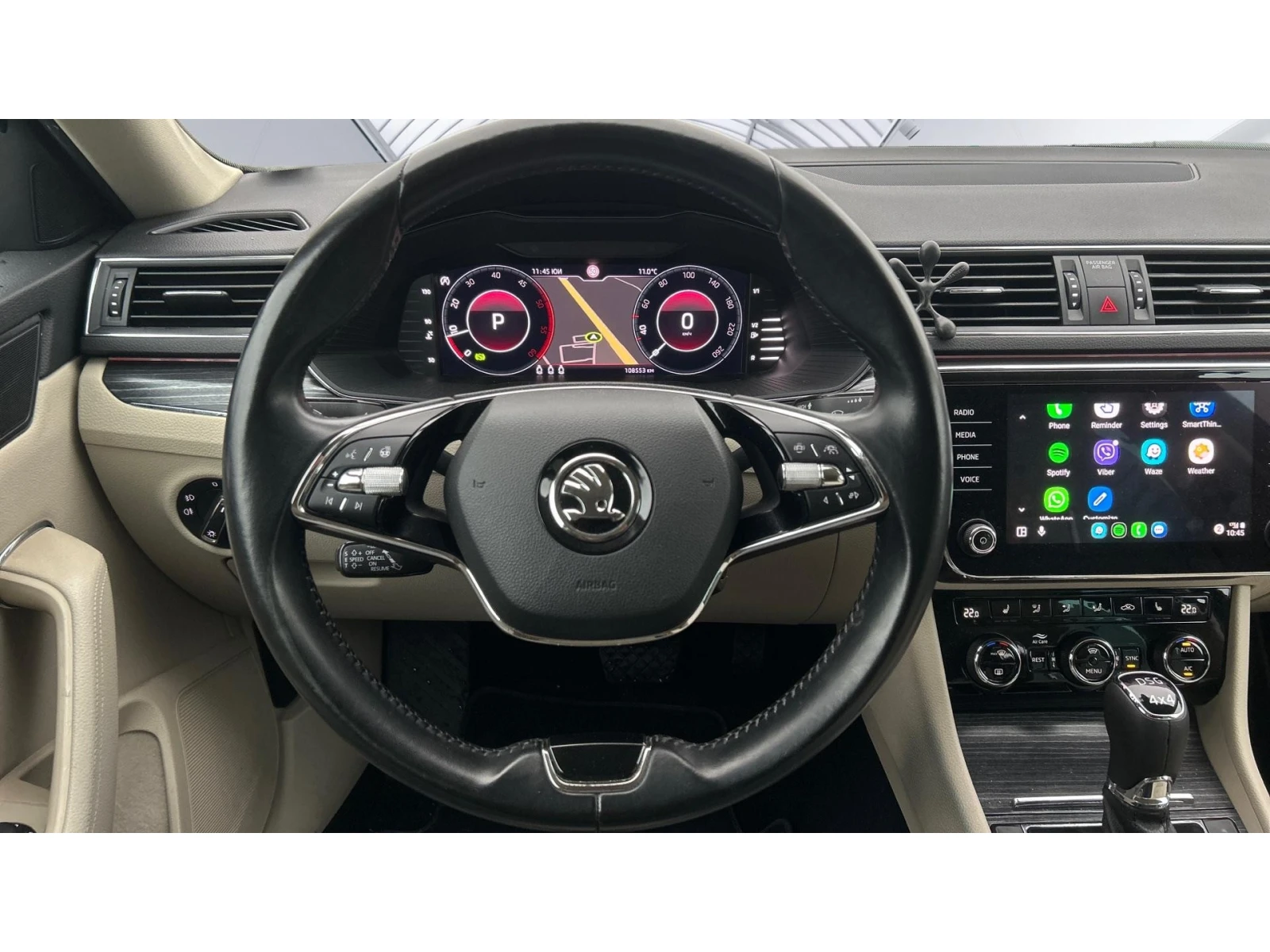 Skoda Superb 2.0 TDi DSG Style 4x4, Месечна вноска от 409  , снимка 15 - Автомобили и джипове - 53925781