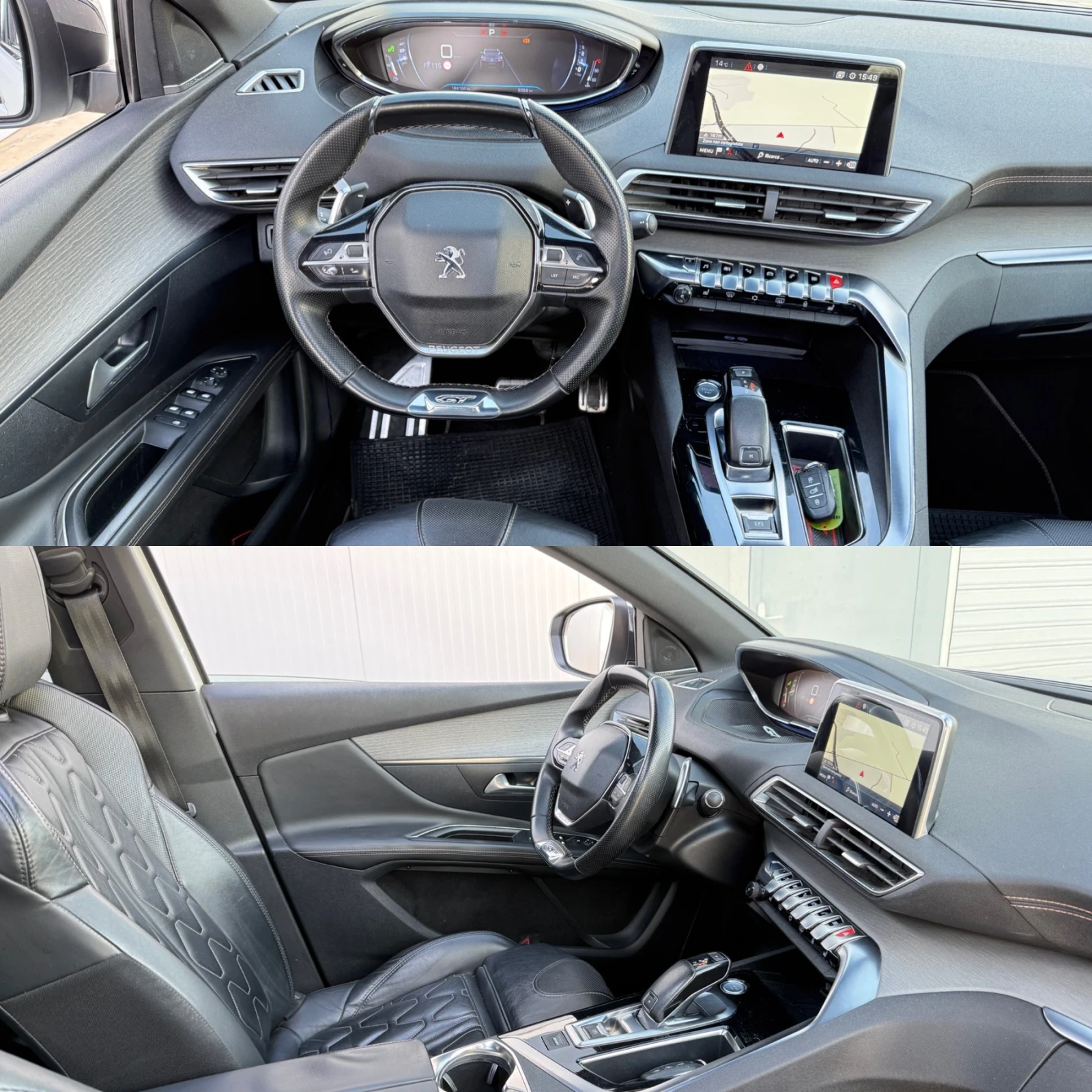 Peugeot 3008 2.0HDI GT-LINE/ОЧАКВАН ВНОС/DISTRОINIC/МАСАЖ/КОЖА/, снимка 9 - Автомобили и джипове - 53803258