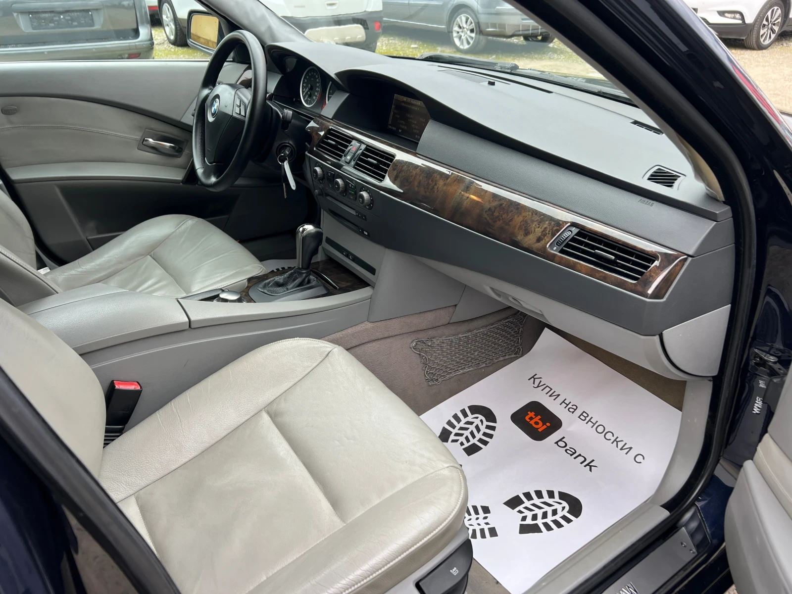 BMW 525 E60-177кс/Автомат/Навигация/Ел.седалки/Парктроник , снимка 16 - Автомобили и джипове - 53970057
