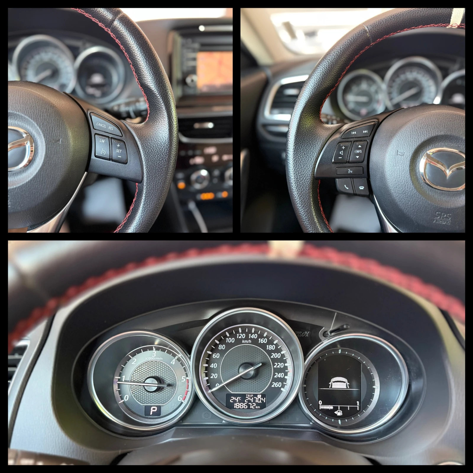Mazda 6 2.2D ГАРАНЦИЯ 6 МЕСЕЦА ИЛИ 5000КМ , снимка 15 - Автомобили и джипове - 54870356