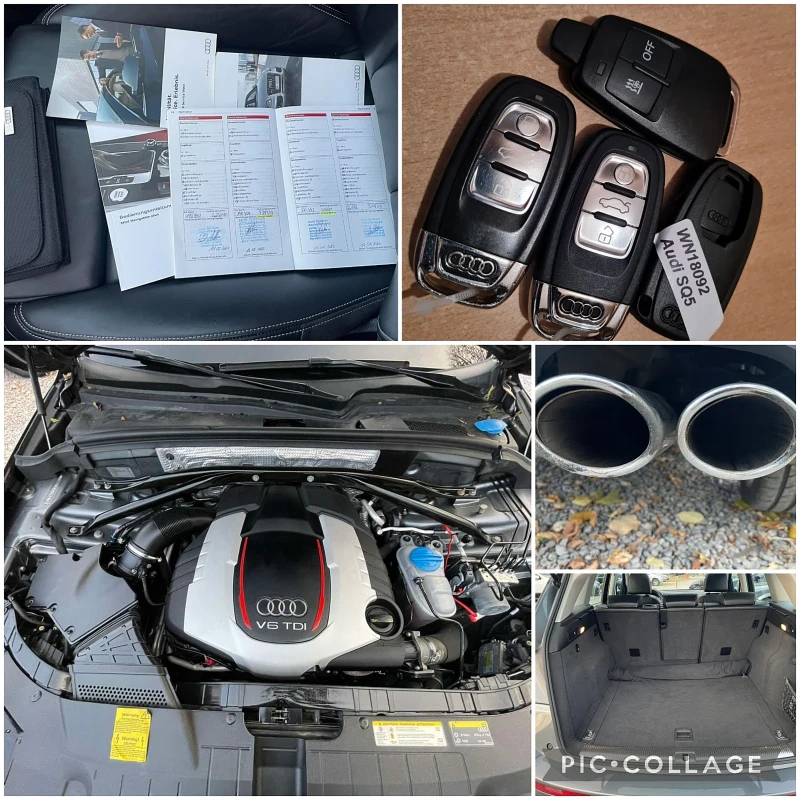 Audi SQ5 Bi TDI-313kc/8ZF/KEY LESS/DISTRONIK/LINE ASSIST..., снимка 15 - Автомобили и джипове - 47825867