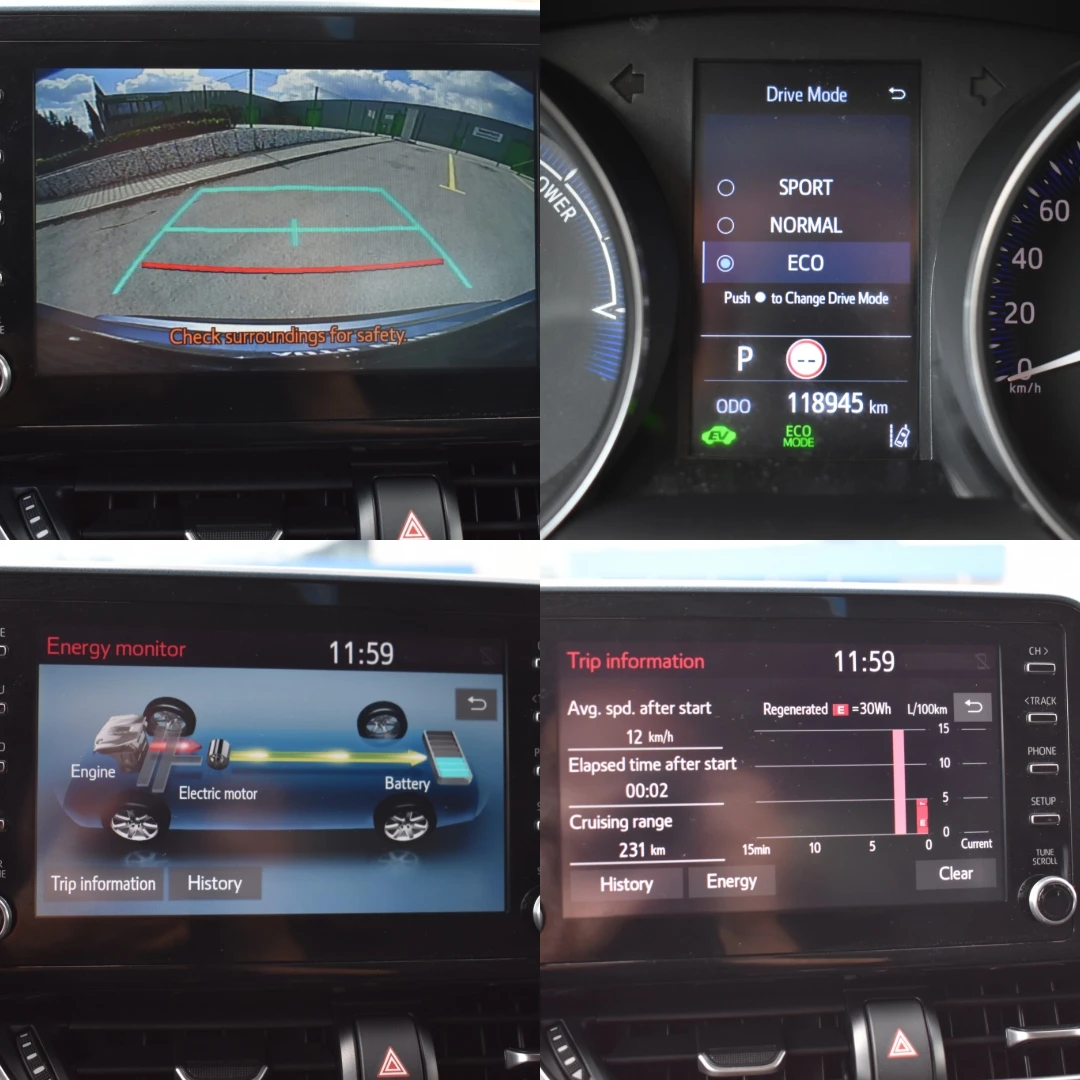 Toyota C-HR 2.0HYBRID/FACELIFT/BI-TONE/ГАРАНЦИЯ/КАТО НОВА!!!, снимка 15 - Автомобили и джипове - 53881962