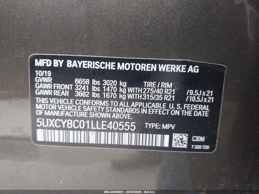 BMW X6 4.4l M50I, снимка 9 - Автомобили и джипове - 54410508