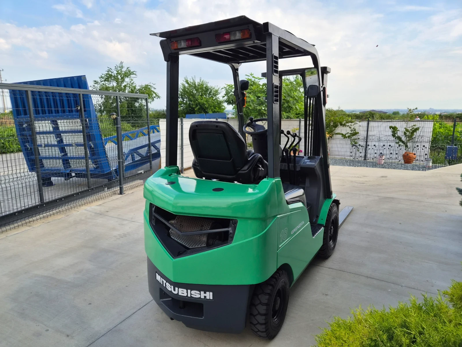 Мотокар Mitsubishi РОТАТОР 360  / ПЕРФЕКТЕН !, снимка 5 - Индустриална техника - 55006334