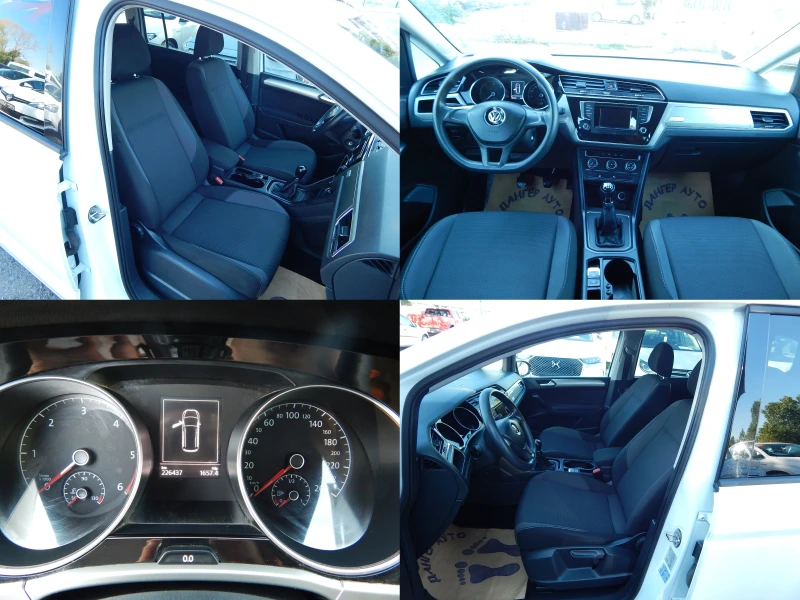 VW Touran 1.6TDI* 7места* EURO6B* , снимка 15 - Автомобили и джипове - 46908602