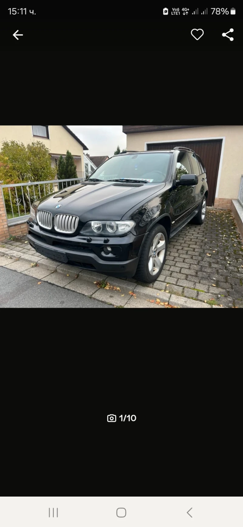 BMW X5 4.4i FACELIFT GERMANY 250k.km, снимка 1 - Автомобили и джипове - 48011032