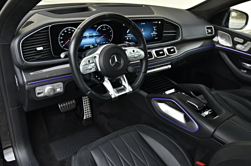 Mercedes-Benz GLE Coupe 53 AMG 4M 3xTV 360 4DBURMESTER PANO CARBON, снимка 9 - Автомобили и джипове - 53386437