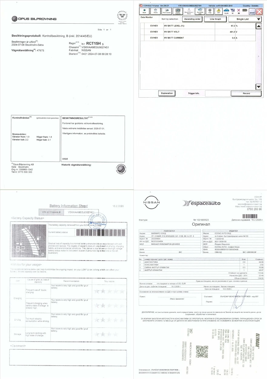 Nissan NV200 Електро, Лизинг, 61000км, 2021г., снимка 17 - Бусове и автобуси - 53470840