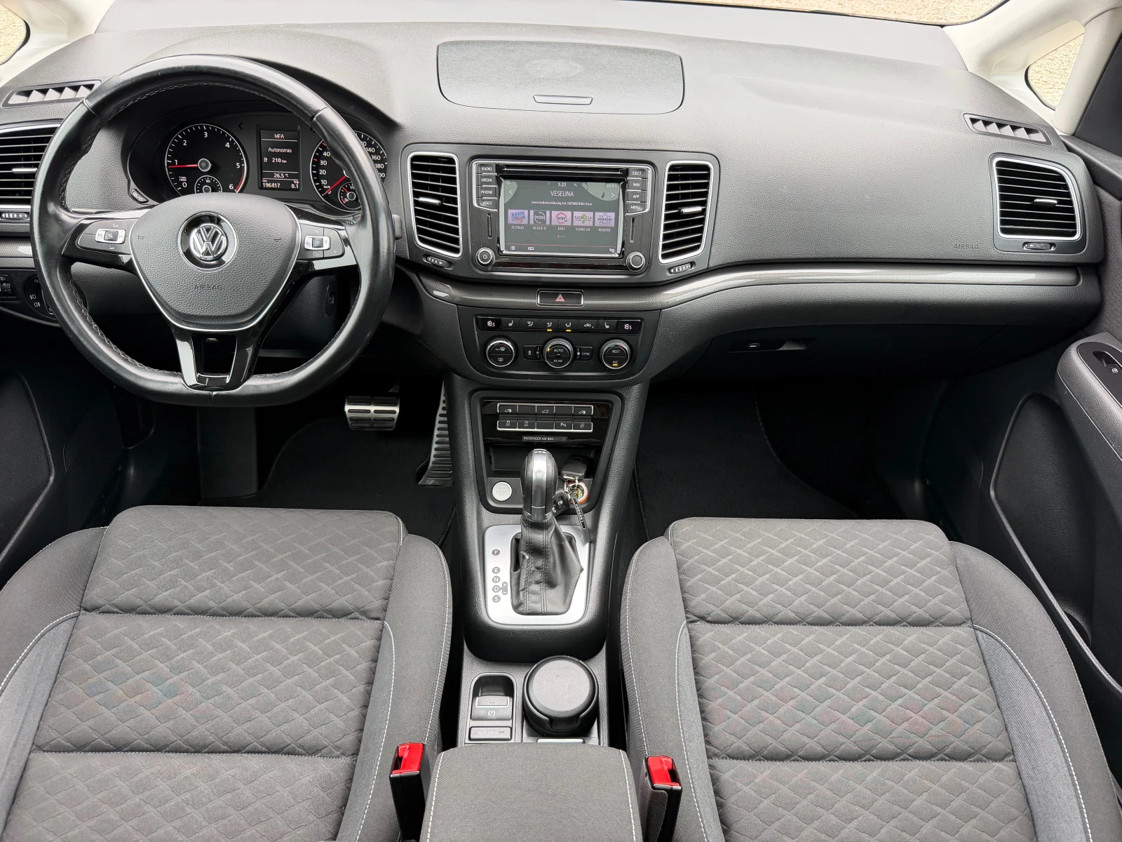 VW Sharan 2.0TDI* FACE* FULL* AVTOMAT* 7MESTA, снимка 11 - Автомобили и джипове - 55211353