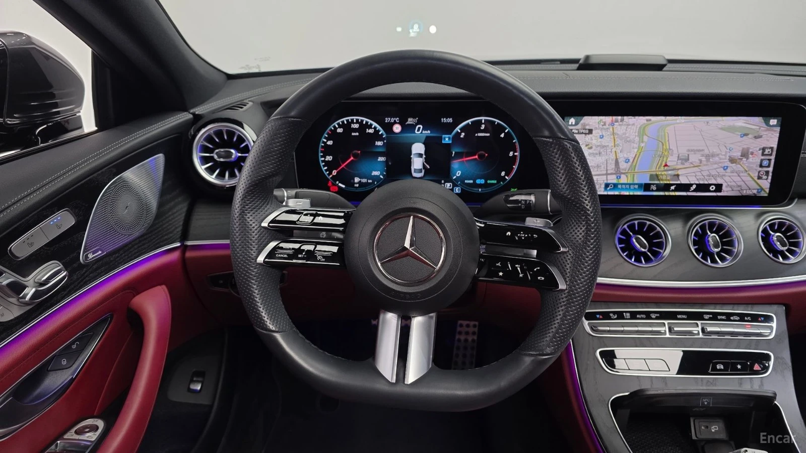 Mercedes-Benz CLS 300d 4MATIC* ЧЕРВЕНА КОЖА* HUD* ПАНО, снимка 11 - Автомобили и джипове - 55443515