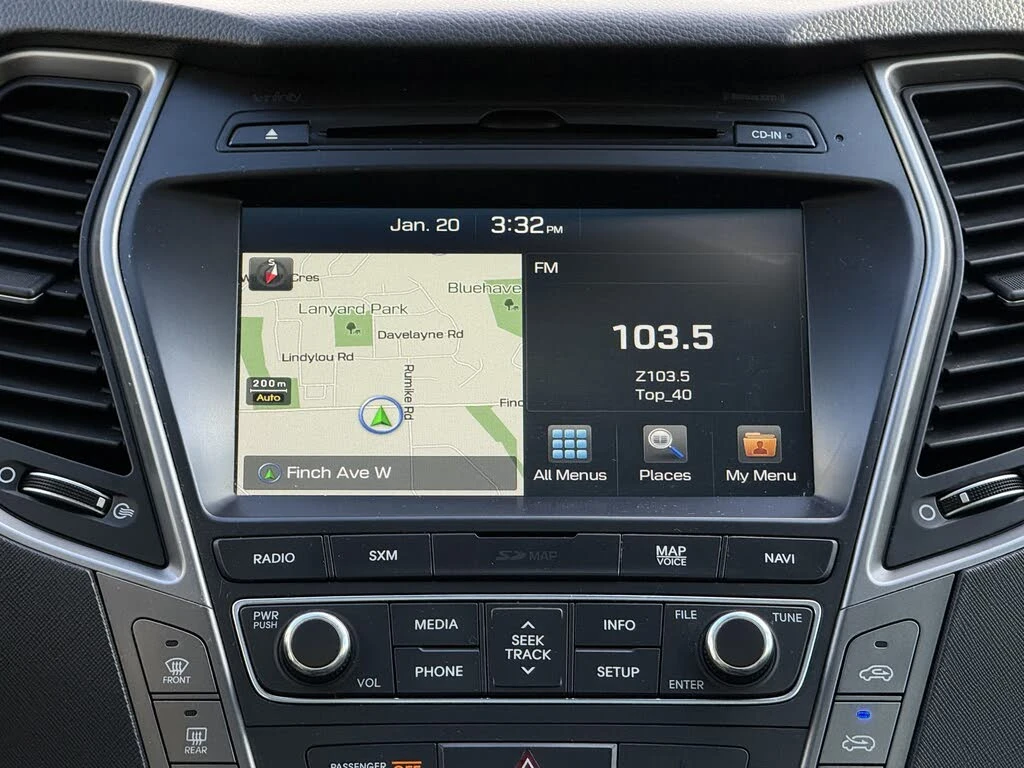 Hyundai Santa fe PANORAMA* KEYLESS* NAVI* ОБДУХ*  - изображение 8