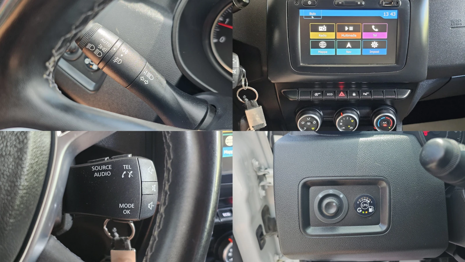 Dacia Duster 1.6i 6SP GPL/LPG IT-ПЪЛНА ИСТОТИЯ-ТОП СЪСТ.-ЛИЗИНГ, снимка 11 - Автомобили и джипове - 54972106