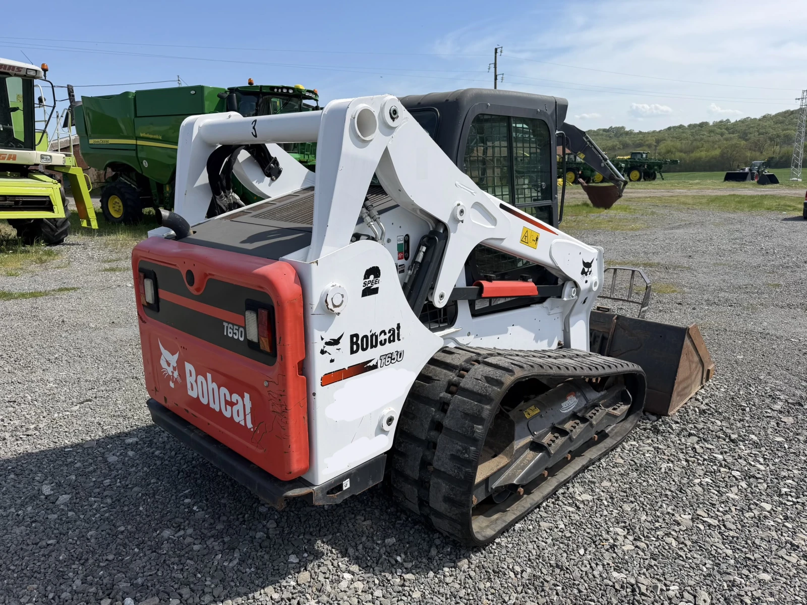 Мини челни товарачи Bobcat T650 HF С КОФА И ВИЛИЦИ ЛИЗИНГ, снимка 7 - Индустриална техника - 54229657