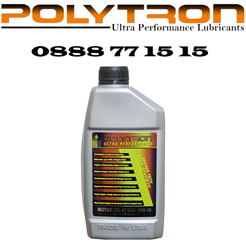 POLYTRON SAE 10W40 - Синтетично моторно масло - интервал на смяна 50 000км., снимка 1 - Части - 18978486