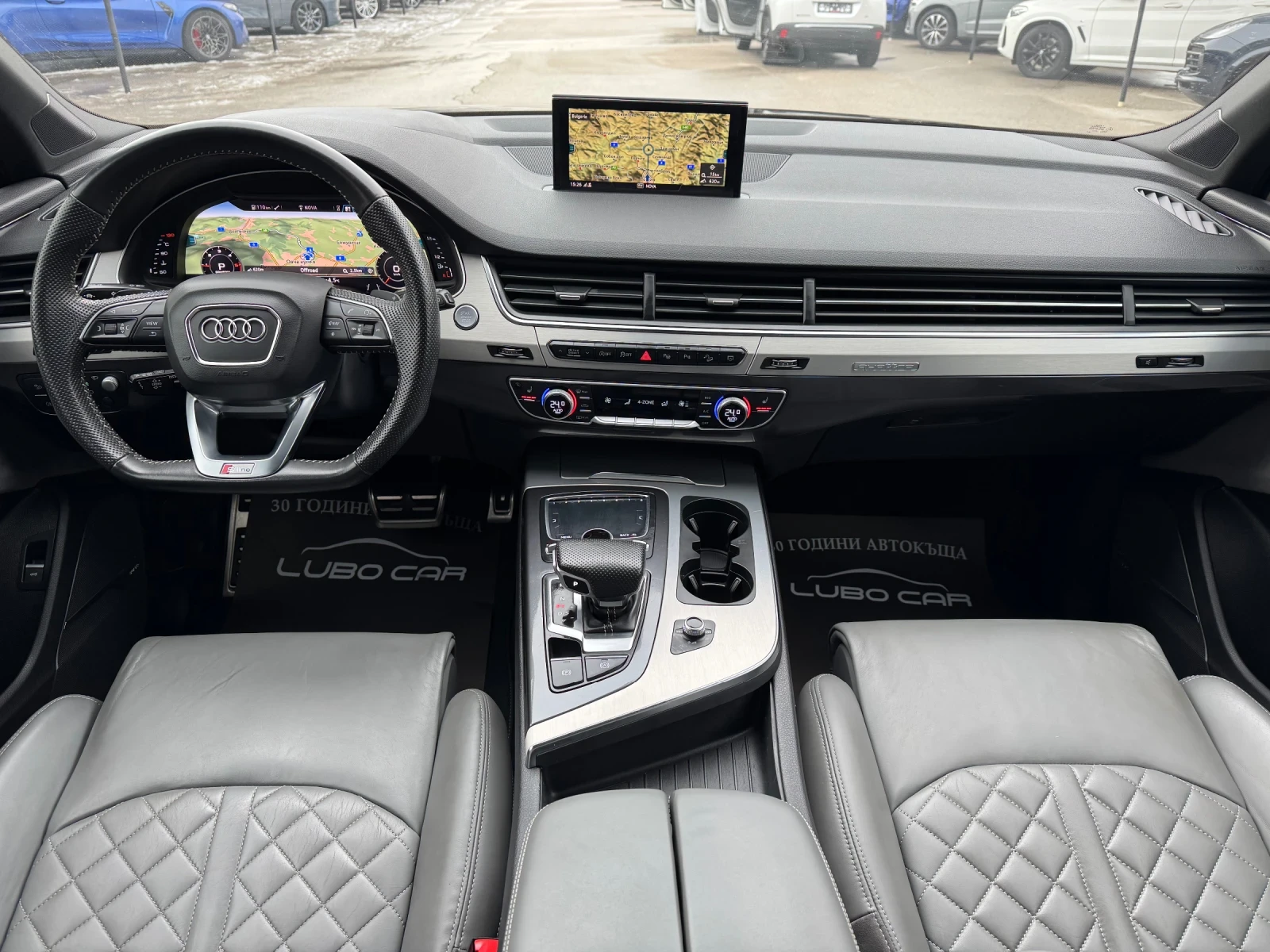 Audi Q7 50TDI-286��.-3xS-LINE-MATRIX-BOSE-HEAD UP-PANO-TOP | Mobile.bg � ����������� 12