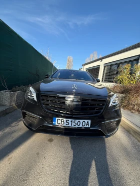 Mercedes-Benz S 63 AMG 4х4/Long/Designo/Carbon/HeadUp/Panorama/TV/Leasing, снимка 4 - Автомобили и джипове - 53666646