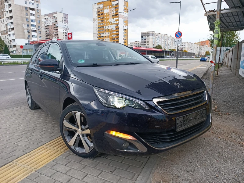 Peugeot 308 2.0 Blue-HDi Allure NAVI FULL LED ПАНОРАМА , снимка 1 - Автомобили и джипове - 47465740