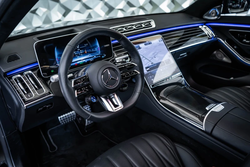 Mercedes-Benz S 63 AMG E Performance L* Headup* Carbon* Ceramic* NightP* , снимка 8 - Автомобили и джипове - 51189204