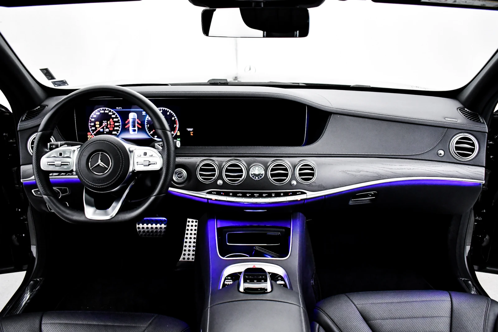 Mercedes-Benz S 560 Long* AMG* 4matic* 360cam* Burmester* 3xTV* Pano*  | Mobile.bg — изображение 11