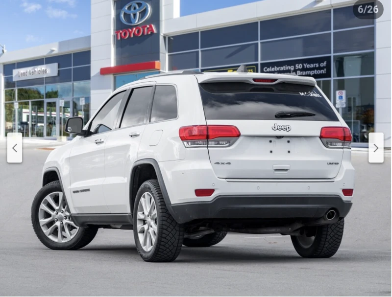 Jeep Grand cherokee LIMITED* 3.6* V6* 8ZF* ПОДГРЕВ* КАМЕРА* КЕЙЛЕС, снимка 2 - Автомобили и джипове - 52936415